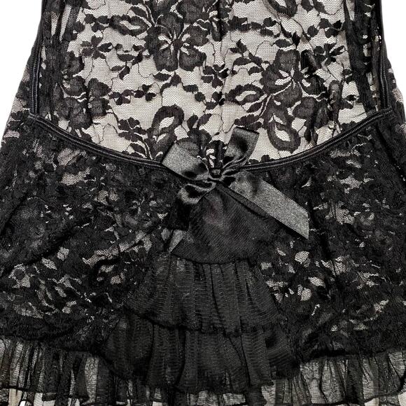 Hustler Hollywood Dreamgirl Black Lace Lingerie Slip Small (Retro 2014) NWT - Picture 5 of 5